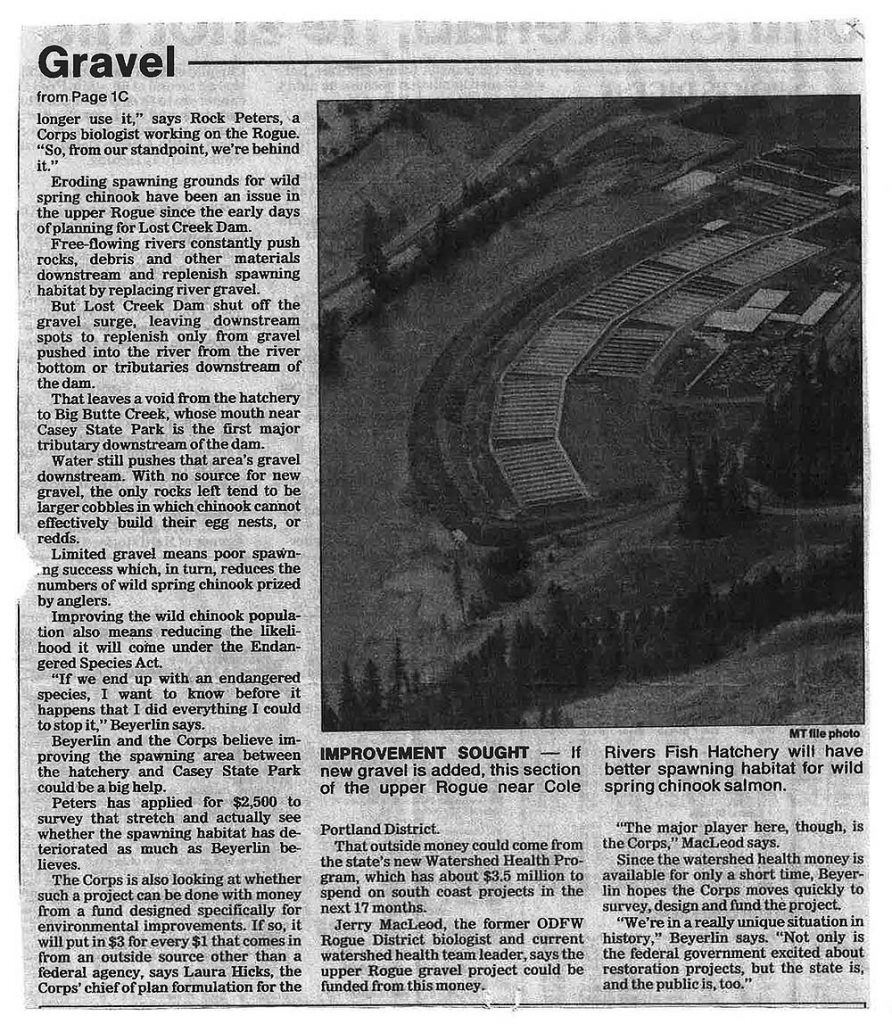 1994 Spawning Gravel Article - Oregon Strong